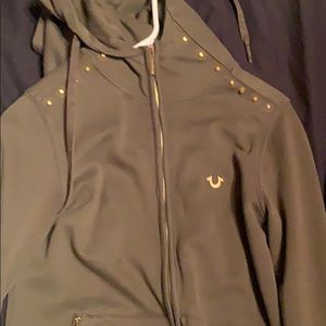 Jacket w rhinestones